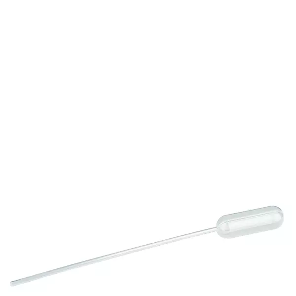 3,5 ml:n siirtopipetti (155x12,5 mm) ilman asteikkoa. Graduaatio