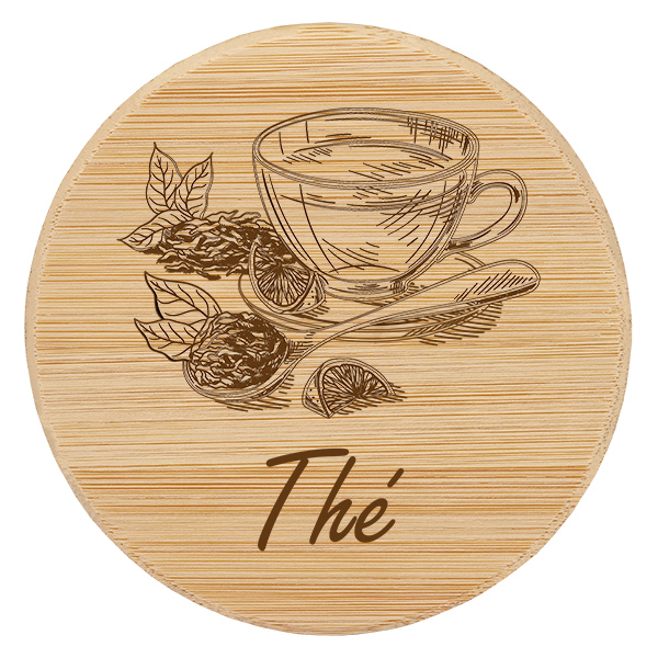 Puupäällyste "Thé" pour WECK RR100 (WECK RR100) Puupäällyste "Thé" pour WECK RR100 (WECK RR100)