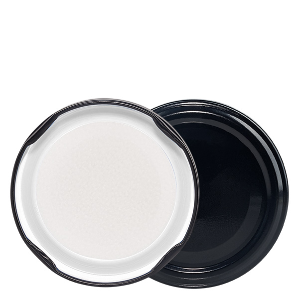 48mm BioSeal-kansi musta (TO48) UNiTWIST UNiTWIST