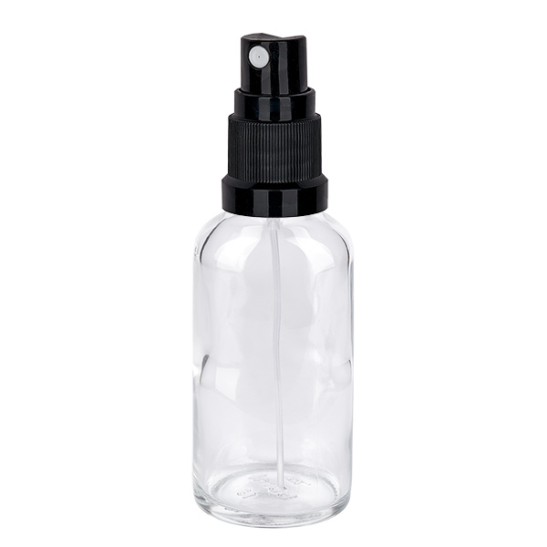 50ml suihkepullo musta vakiokorkki ClearLine UT18/50 50ml suihkepullo musta vakiokorkki ClearLine UT18/50