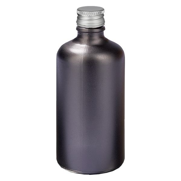 100ml pullo 11mm kierrekorkki Alu-Sil Standard BlackL. UT18/100