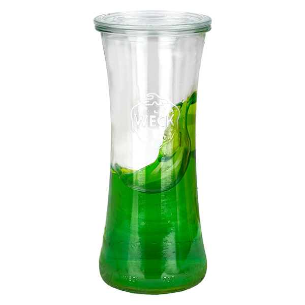 12 Weck-purkin sarja 700 ml:n herkkupurkki, jossa on lasikansi. 12 Weck-purkin sarja 700 ml:n herkkupurkki, jossa on lasikansi.