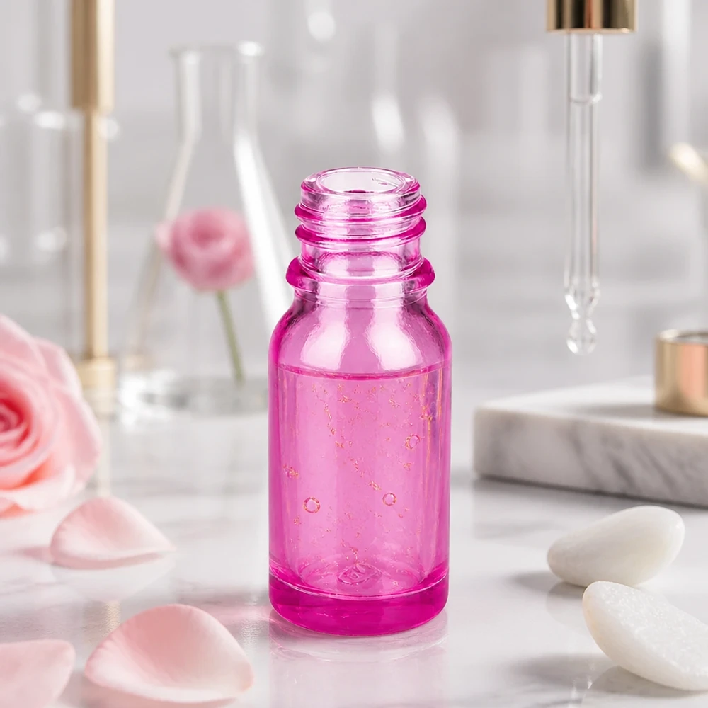 Violetti 10ml apteekkipullo PurpleLine UT18/10 UNiTWIST korkealaatuisesta lasista valmistettu PurpleLine UT18/10 UNiTWIST apteekkipullo.