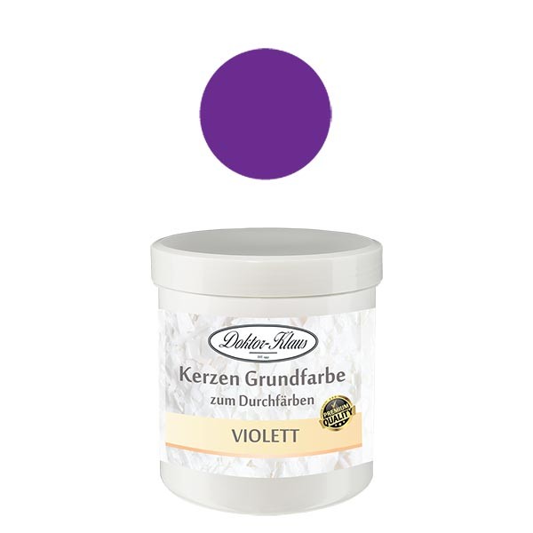 Doktor-Klaus kynttilänpohjaväri violetti, 7gr, tölkissä Doktor-Klaus kynttilänpohjaväri violetti, 7gr, tölkissä
