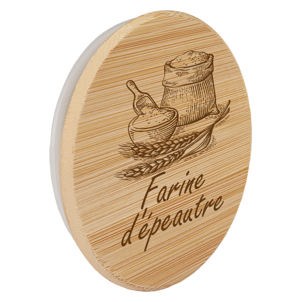 Puupäällyste "farine d'épeautre" WECK RR100:lle. Puupäällyste "farine d'épeautre" WECK RR100:lle.