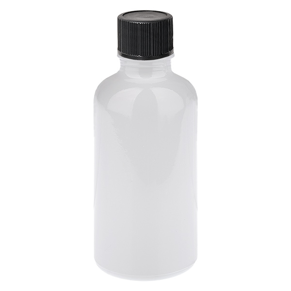 50 ml tiputuspullo 1 mm musta vakiokorkki WhiteLine UT18/50