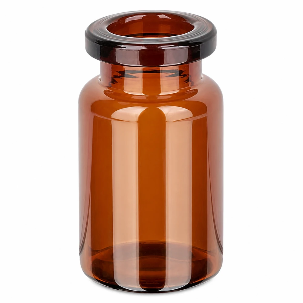 Injektiopullo meripihkanväristä lasia 5ml UV-schützende Injektionsflasche 5ml Braunglas für Lichtempfindliche Pharmazeutika und Wirkstoffe