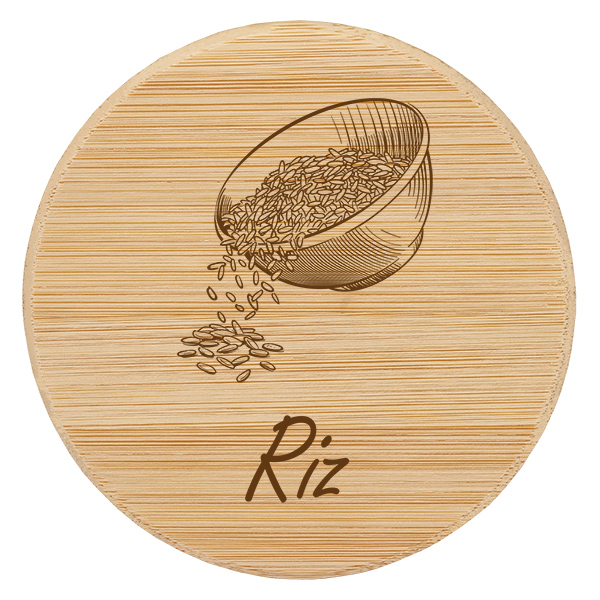 Puinen suojus "Riz" pour WECK RR100