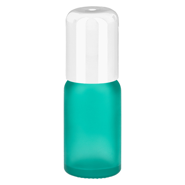 10ml roll-on-pullo valkoinen vakiokorkki GreenLine UT18/10