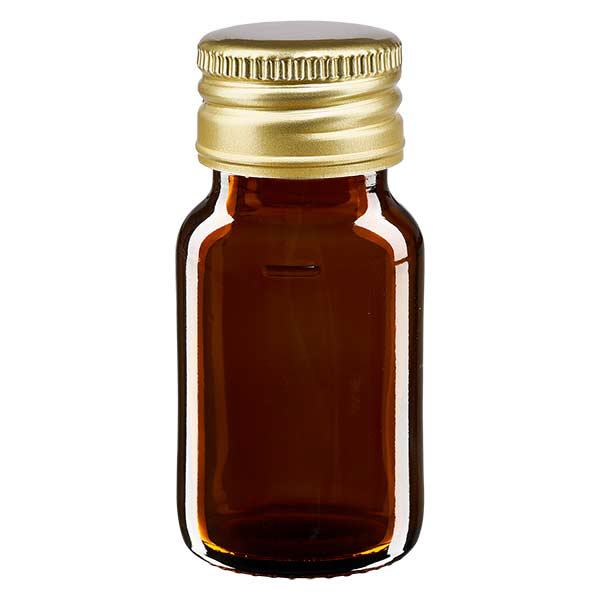 30ml lääkepullo ruskea, kultaisella alumiinikorkilla ApoGlas 30ml lääkepullo ruskea, kultaisella alumiinikorkilla ApoGlas