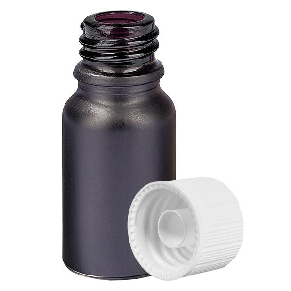 10ml pullo 11mm kierrekorkki valkoinen standardi BlackLine UT18/10 BlackLine UT18/10