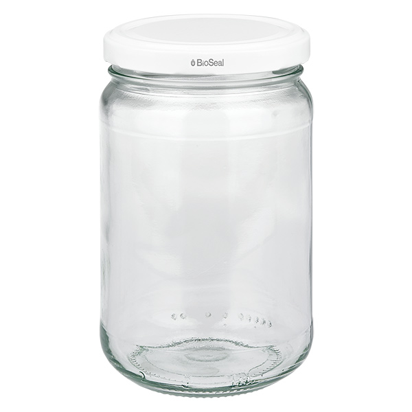 305ml pyöreä purkki + BioSeal-kansi valkoinen UNiTWIST