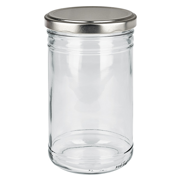 1053ml juomalasit + BasicSeal-kansi hopea matta UNiTWIST