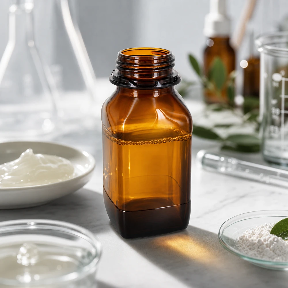 500 ml:n ruskealasi-säilytyspullo – luotettava suoja arvokkaille aineille Ammattikäyttöön tarkoitettu 500 ml:n kemikaalipullo, jossa on ruuvikierre laboratorion turvallisiin sulkemisiin.