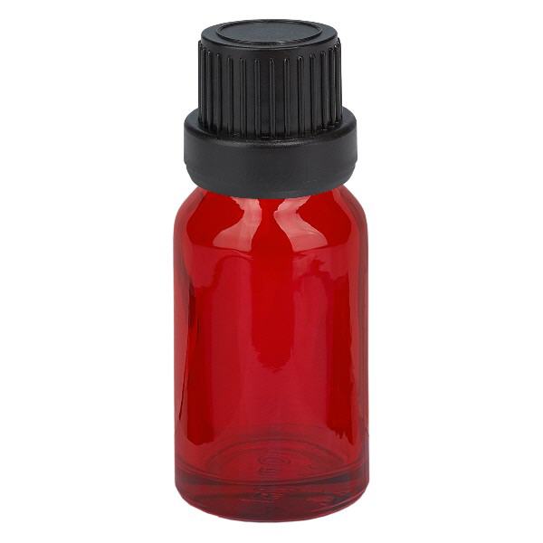 10ml pullo 11mm kierrekorkki musta väärentämisen estävä korkki RedLine UT18/10