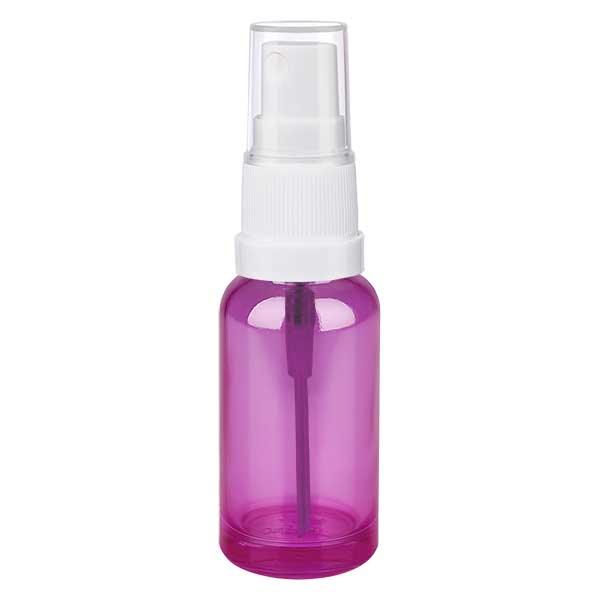 20ml tippapullo valkoinen/läpinäkyvä Standard PurpleLine UT18/20