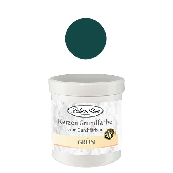 Doktor-Klaus kynttilänpohjaväri vihreä, 7gr, tinauksessa.