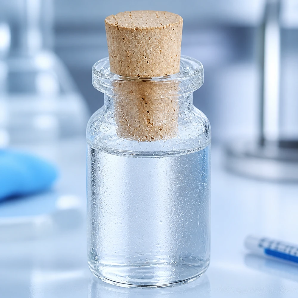 Apothekerflasche aus Klarglas 5ml mit passgenauem Korken 11/14mm für Flüssigkeiten geeignet