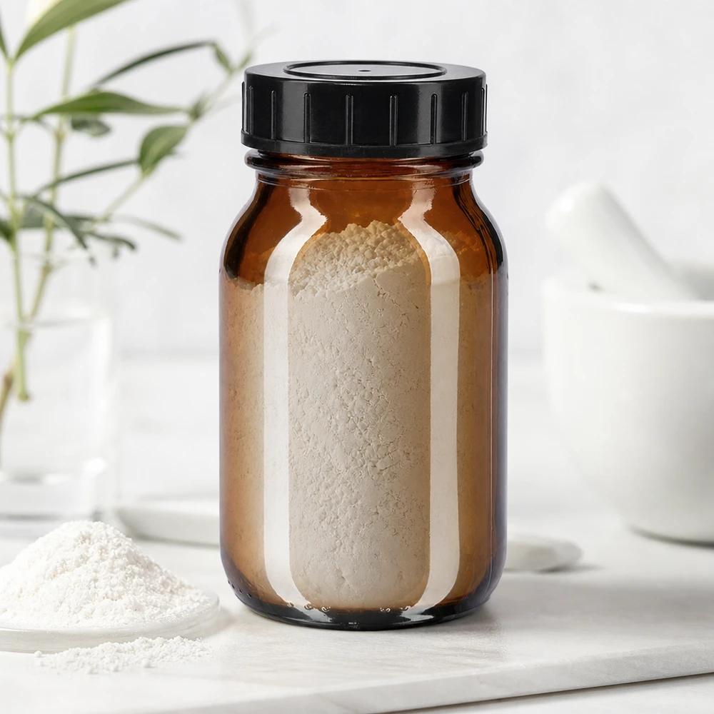 75ml leveäkaulainen pullo meripihkalasista, jossa on kierrekorkki.