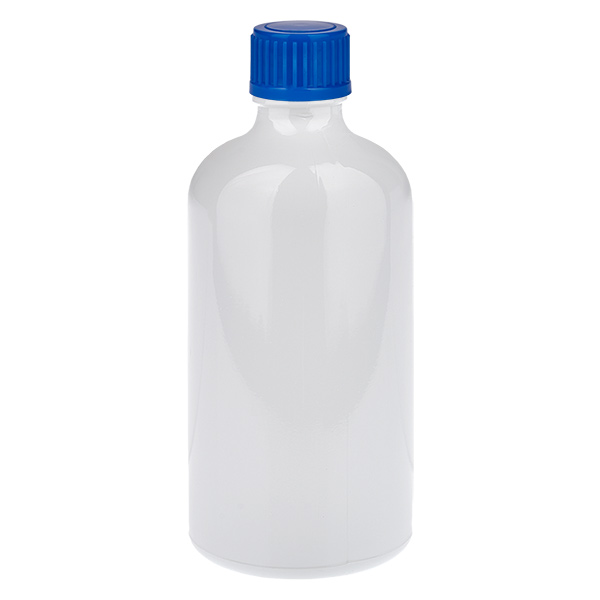 100 ml pullo 11 mm kierrekorkki sininen vakio WhiteLine UT18/100