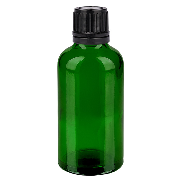 50ml pallopullo 3mm kaaderengas musta sinetöity sulkeminen GreenL. UT18/50