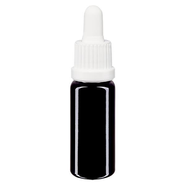 Apteekkipullo violetti 10ml pipetti valkoinen tamper-evident sulkeminen Apteekkipullo violetti 10ml pipetti valkoinen tamper-evident sulkeminen