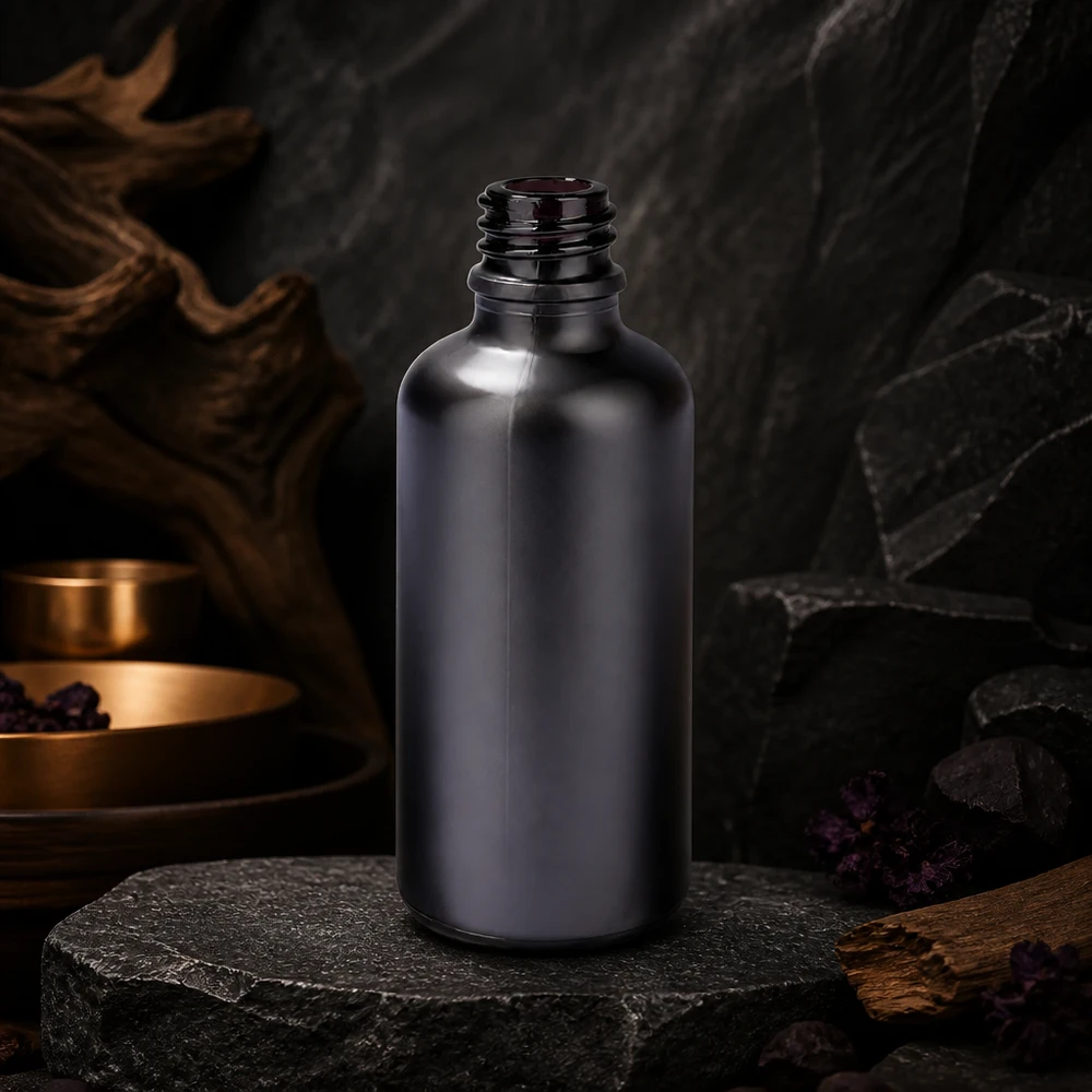 50ml annostelupullo BlackLine UT18/50 UNiTWIST UNiTWIST Musta 50ml apteekkipullo BlackLine UT18/50 UNiTWIST, jossa on käytännöllinen UNiTWIST-kierre.
