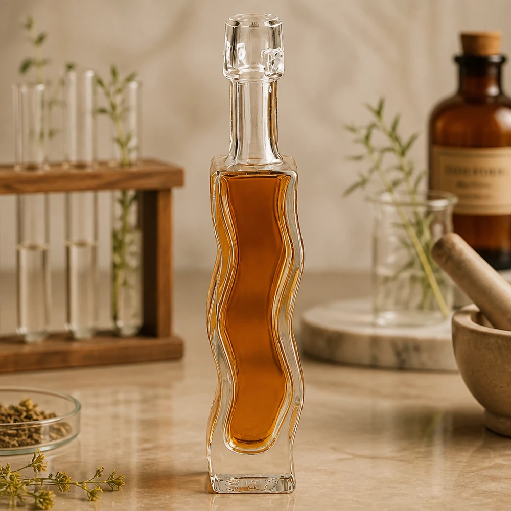 40ml lasipullo Anna täynnä kultaista hunajaa apteekkityyliin yrttikoristelu luonnollinen keittiö homeopatia tunnelma