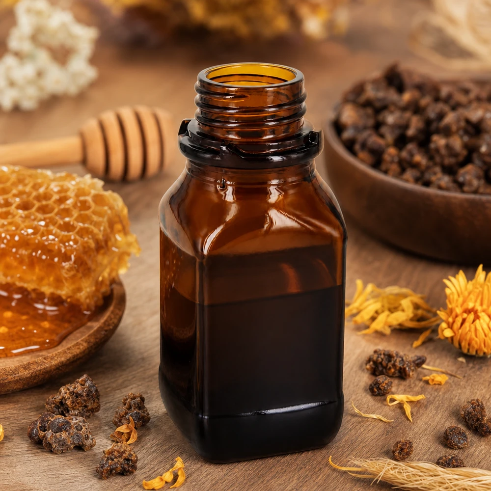 100 ml:n ruskealasi-pullo arvokkaille aineillesi