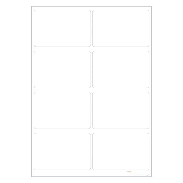 Yleiskäyttöiset tarrat valkoinen (48 tarraa) 25x40mm Yleiskäyttöiset tarrat valkoinen (48 tarraa) 25x40mm