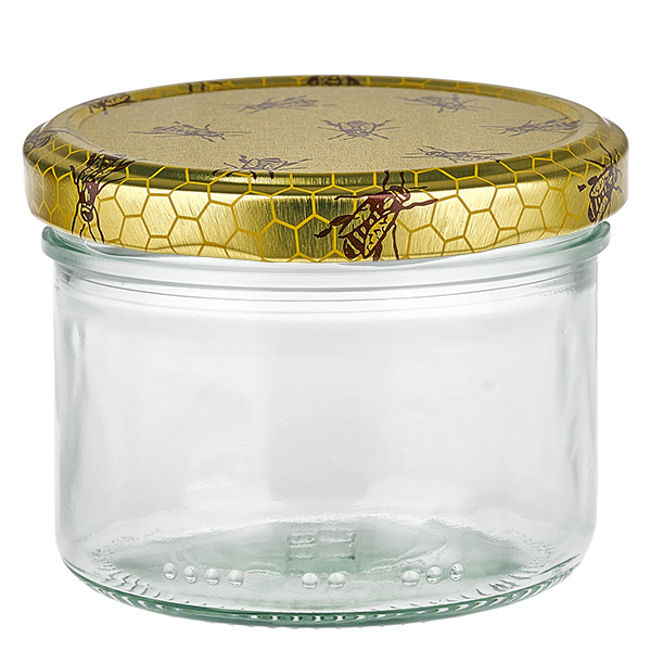 230 ml sylinteripurkki + BasicSeal-kansi hunajakenno