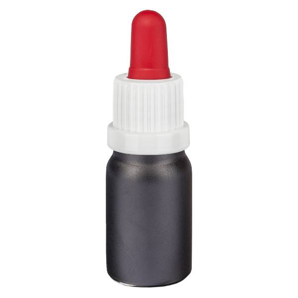 5ml pipettipullo valkoinen/punainen peukaloinninestokorkki BlackLine UT18/5 5ml pipettipullo valkoinen/punainen peukaloinninestokorkki BlackLine UT18/5
