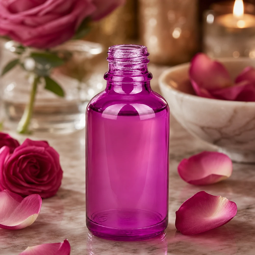 50 ml:n apteekkipullo PurpleLine UT18/50 UNiTWIST UNiTWIST Violetti 50ml apteekkipullo PurpleLine UT18/50, jossa UNiTWIST-korkki kosmetiikkaan ja aromaterapiaan.
