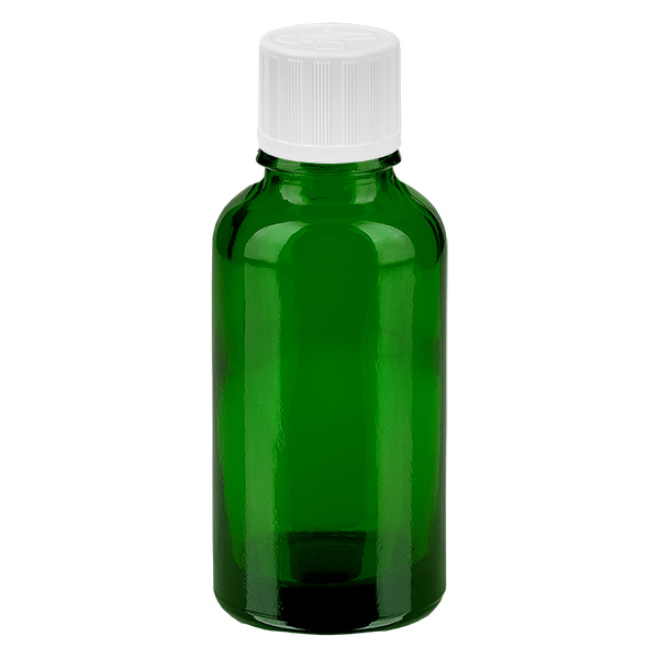 30ml pullo 11mm kierrekorkki valkoinen vakio lapsiturvallinen GreenLine UT18/30 GreenLine UT18/30