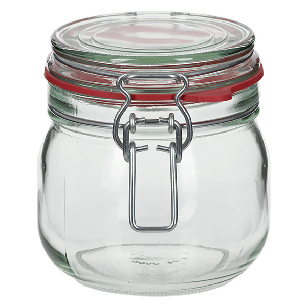 634ml säilytyspurkki kumirenkaalla ja kääntyvällä kannella UNiTWIST