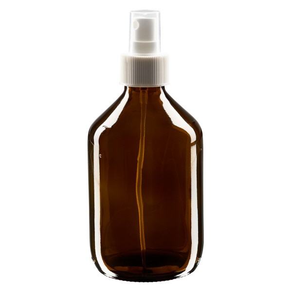 300ml lääkepullo ruskea, pumppusumuttimella valkoinen ApoGlas 300ml lääkepullo ruskea, pumppusumuttimella valkoinen ApoGlas