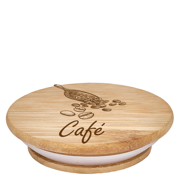 Kahvipohjainen kansi "café" pour WECK RR100 Kahvipohjainen kansi "café" pour WECK RR100