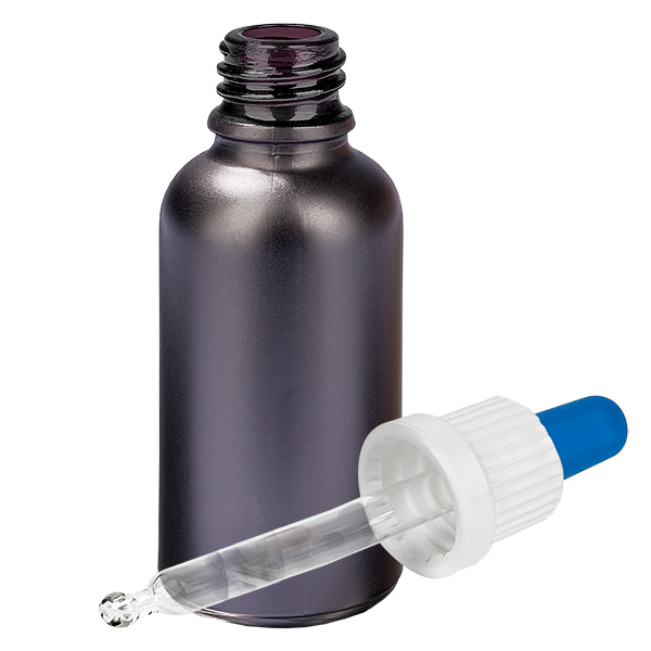 30ml pipettipullo valkoinen/sininen väärentämisen varalta suljettava BlackLine UT18/30 30ml pipettipullo valkoinen/sininen väärentämisen varalta suljettava BlackLine UT18/30