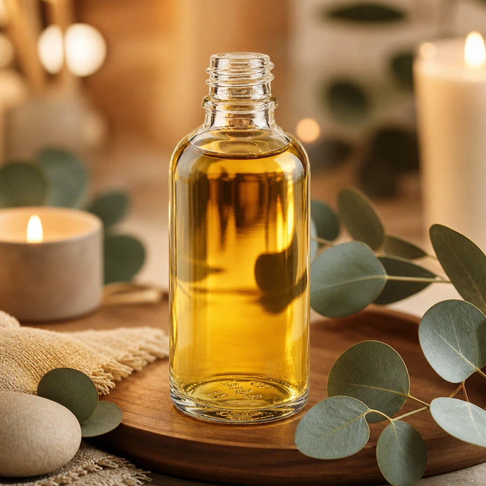 50ml Apteekkipullo ApoGlas läpinäkyvä ihanteellinen eteerisille öljyille ja aromaterapialle.