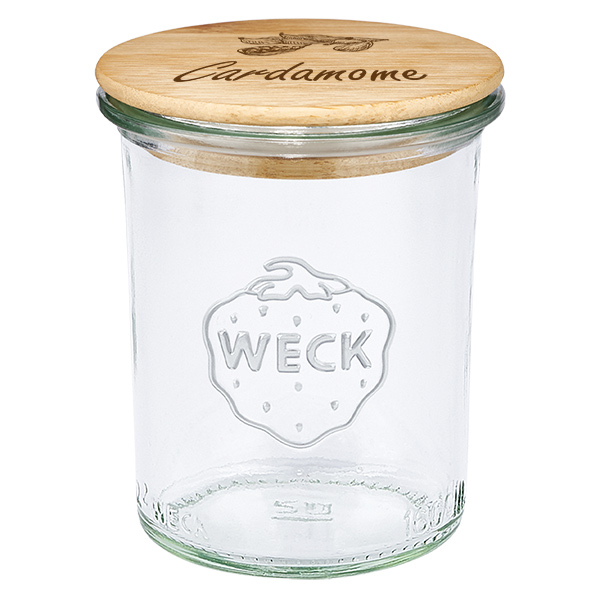 Puupäällyste "Cardamome" avec verre WECK 160ml Puupäällyste "Cardamome" avec verre WECK 160ml