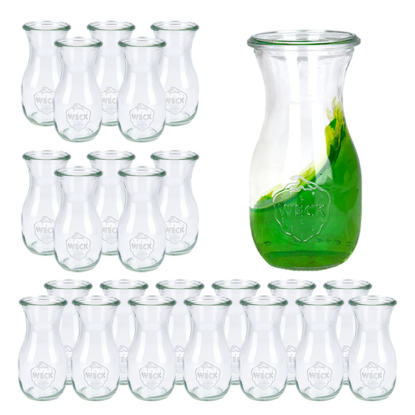 24 Weck-purkin sarja 290ml mehupulloja 24 Weck-purkin sarja 290ml mehupulloja