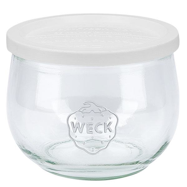 580ml tulppaanipurkki kannella WECK RR100