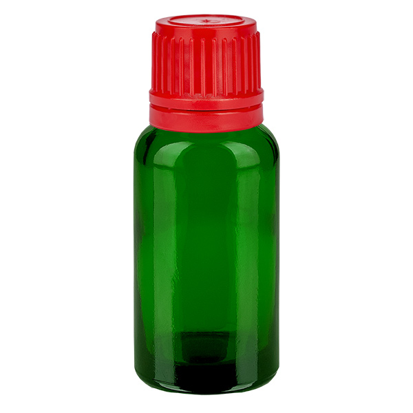 20ml pullo 11mm ruuvikorkki punainen peukaloinnin estävä korkki GreenLine UT18/20 20ml pullo 11mm ruuvikorkki punainen peukaloinnin estävä korkki GreenLine UT18/20