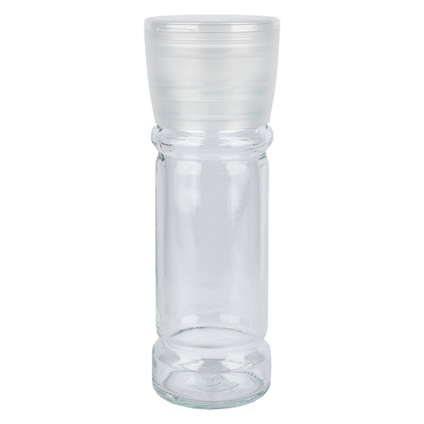 Suola-/maustepurkki 100 ml, jauhin (karkea), valkoinen Suola-/maustepurkki 100 ml, jauhin (karkea), valkoinen