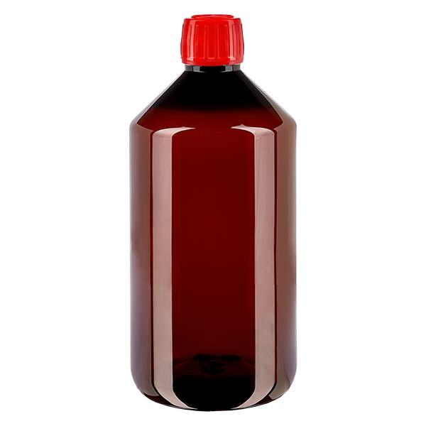 PET-pullo 750ml, jossa on punainen sinetöintiturvallinen korkki. PET-pullo 750ml, jossa on punainen sinetöintiturvallinen korkki.