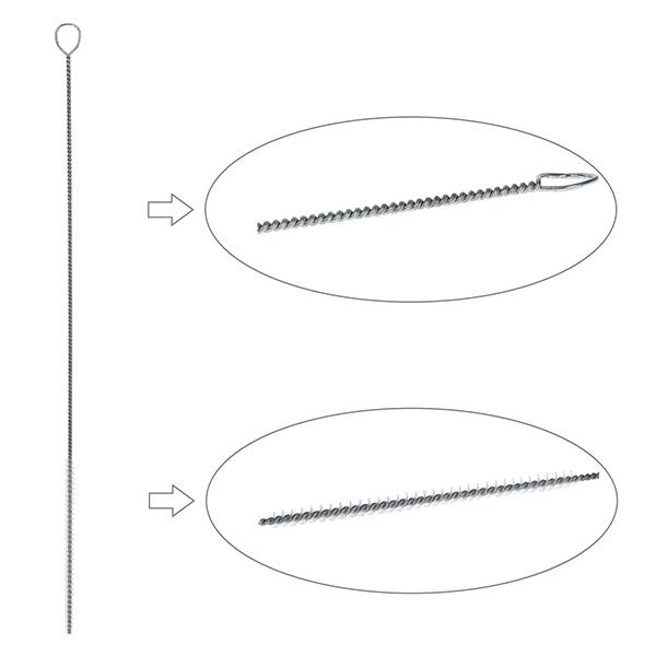 Puhdistusharja pyöreä koko S, jossa on silmukka ø4mm Puhdistusharja pyöreä koko S, jossa on silmukka ø4mm