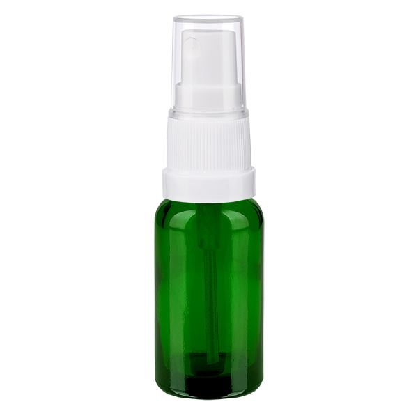 20ml suihkepullo valkoinen/läpinäkyvä vakiokorkki GreenLine UT18/20 GreenLine UT18/20