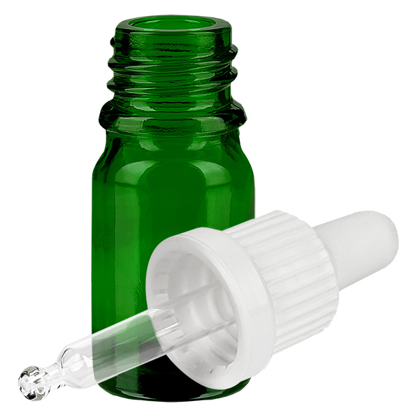 5ml pipettipullo valkoinen tamper-evident-suljin GreenLine UT18/5 5ml pipettipullo valkoinen tamper-evident-suljin GreenLine UT18/5