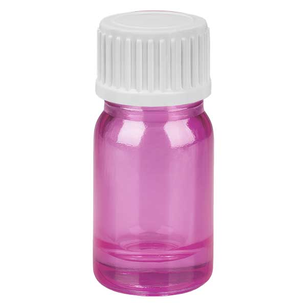 5ml (pallopullo) pullo 3mm kaaderengas valkoinen vakio PurpleLine UT18/5 PurpleLine UT18/5