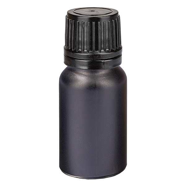 10ml tippapullo 1mm tamper-evident korkki BlackL. UT18/10 10ml tippapullo 1mm tamper-evident korkki BlackL. UT18/10